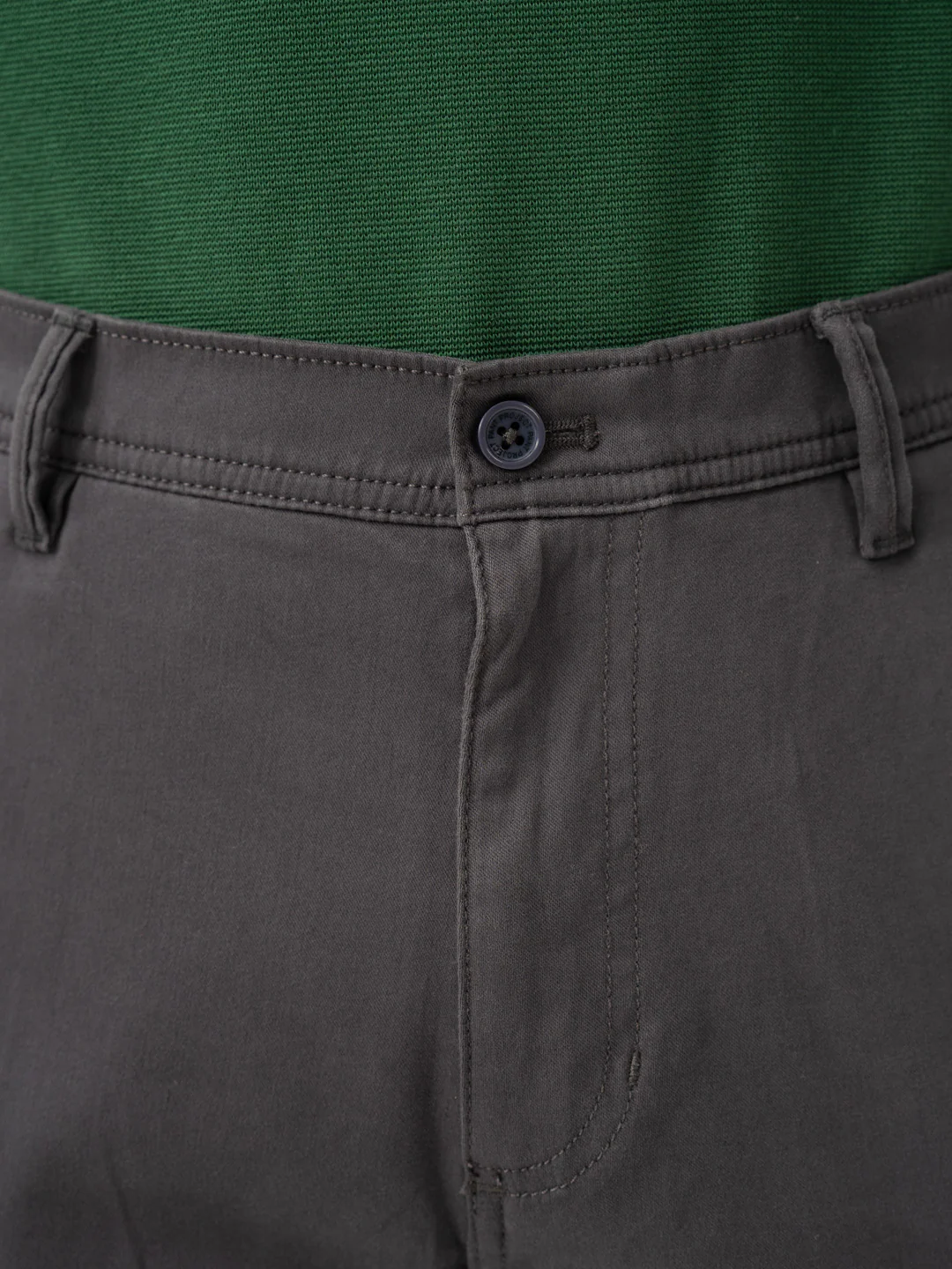 Cave Grey Slim Fit Stretch Cargo Pants - Image 9