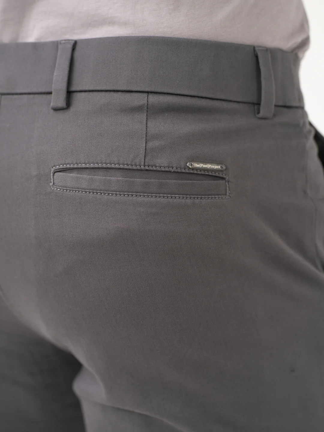 Goal Grey Slim Fit Stretch Chinos - Image 6