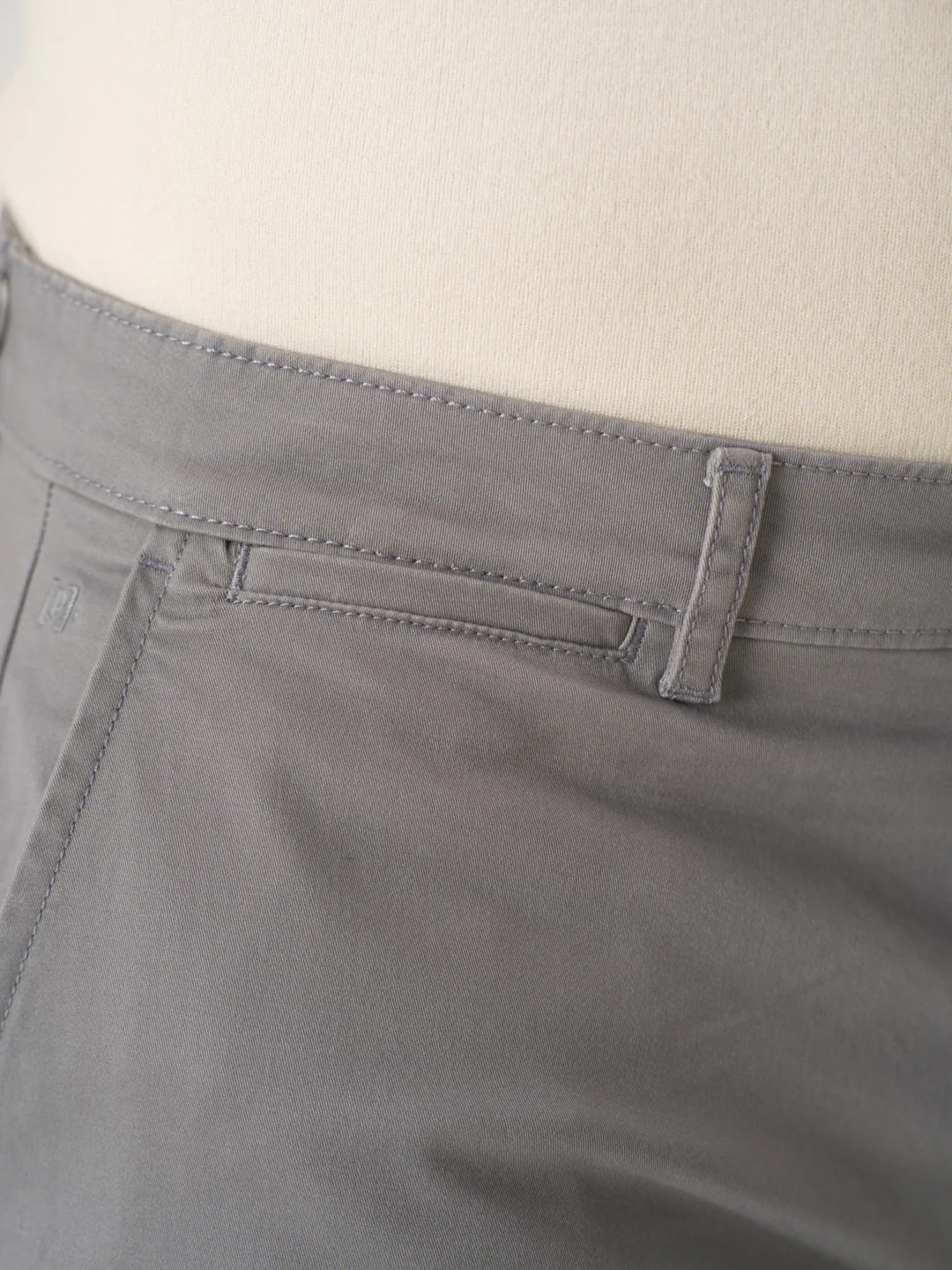Gustav Grey Stretch Chino Shorts - Image 10