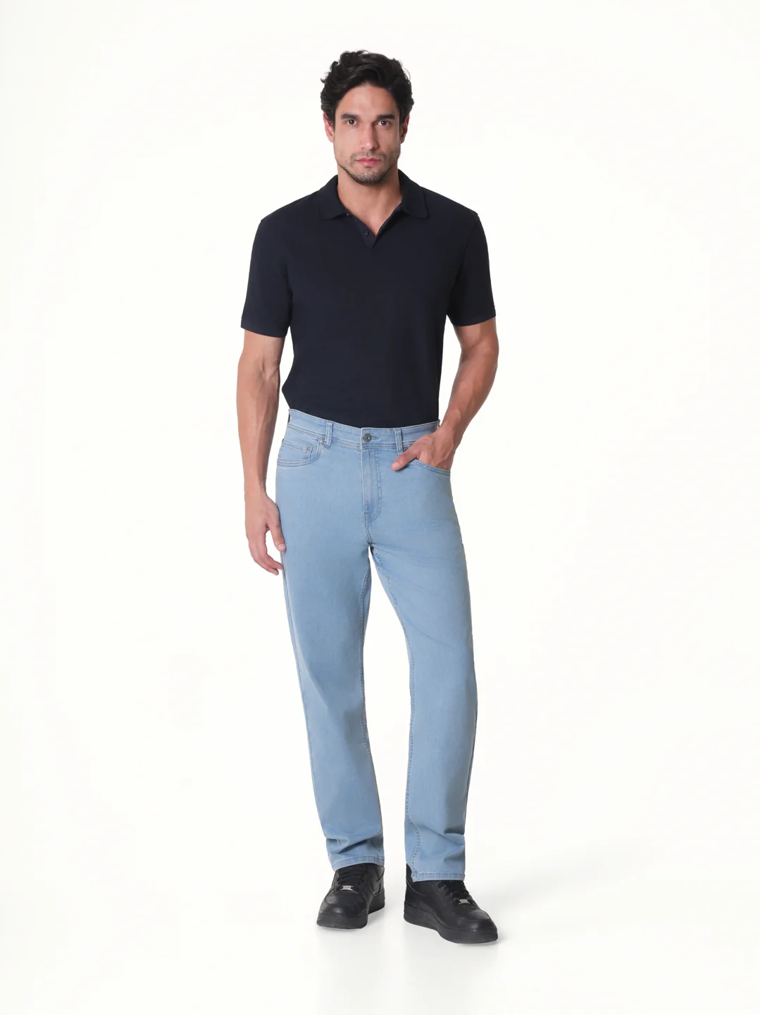 Halo Blue Relaxed Fit Jeans - Image 3