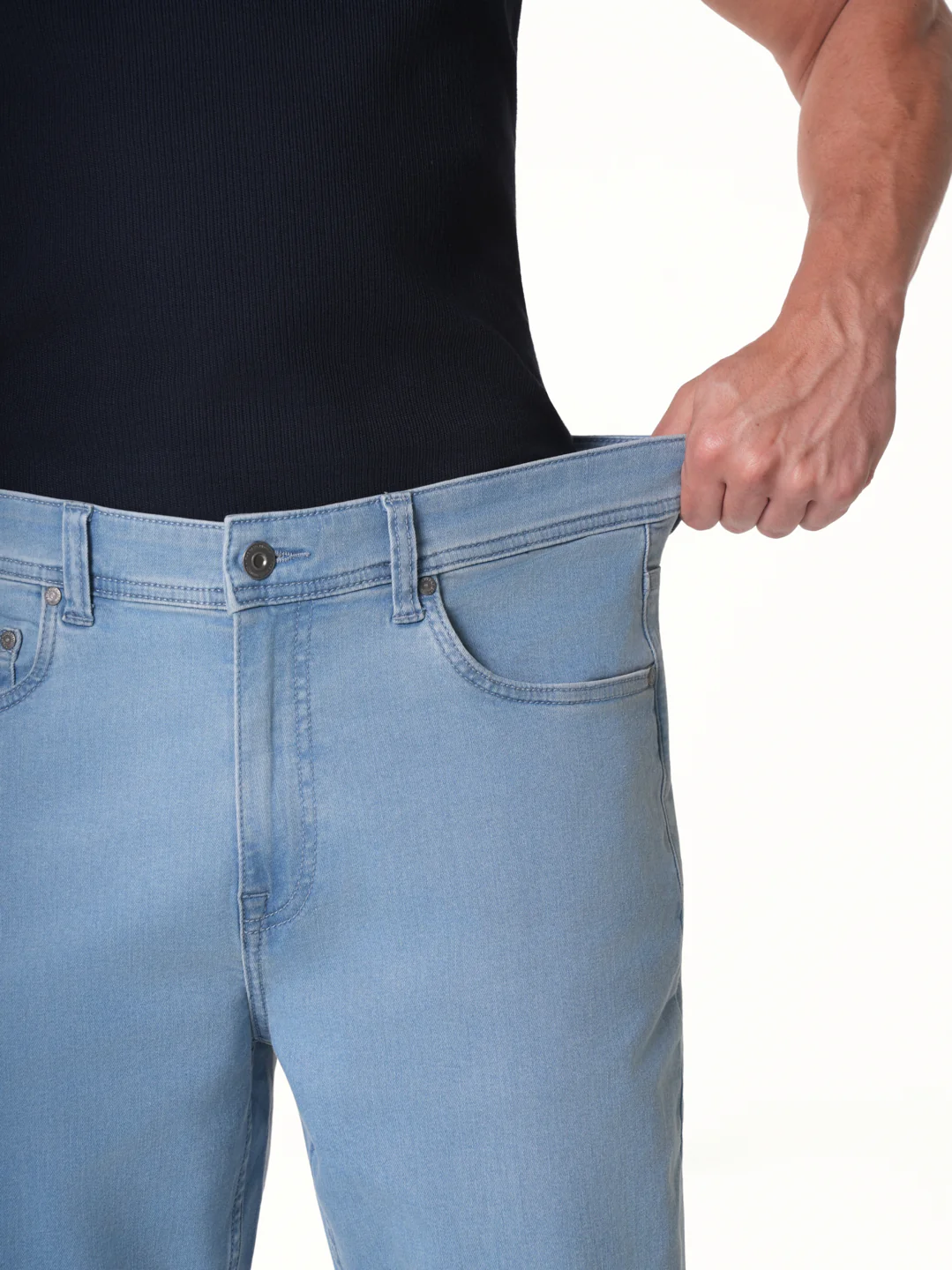Halo Blue Relaxed Fit Jeans - Image 4