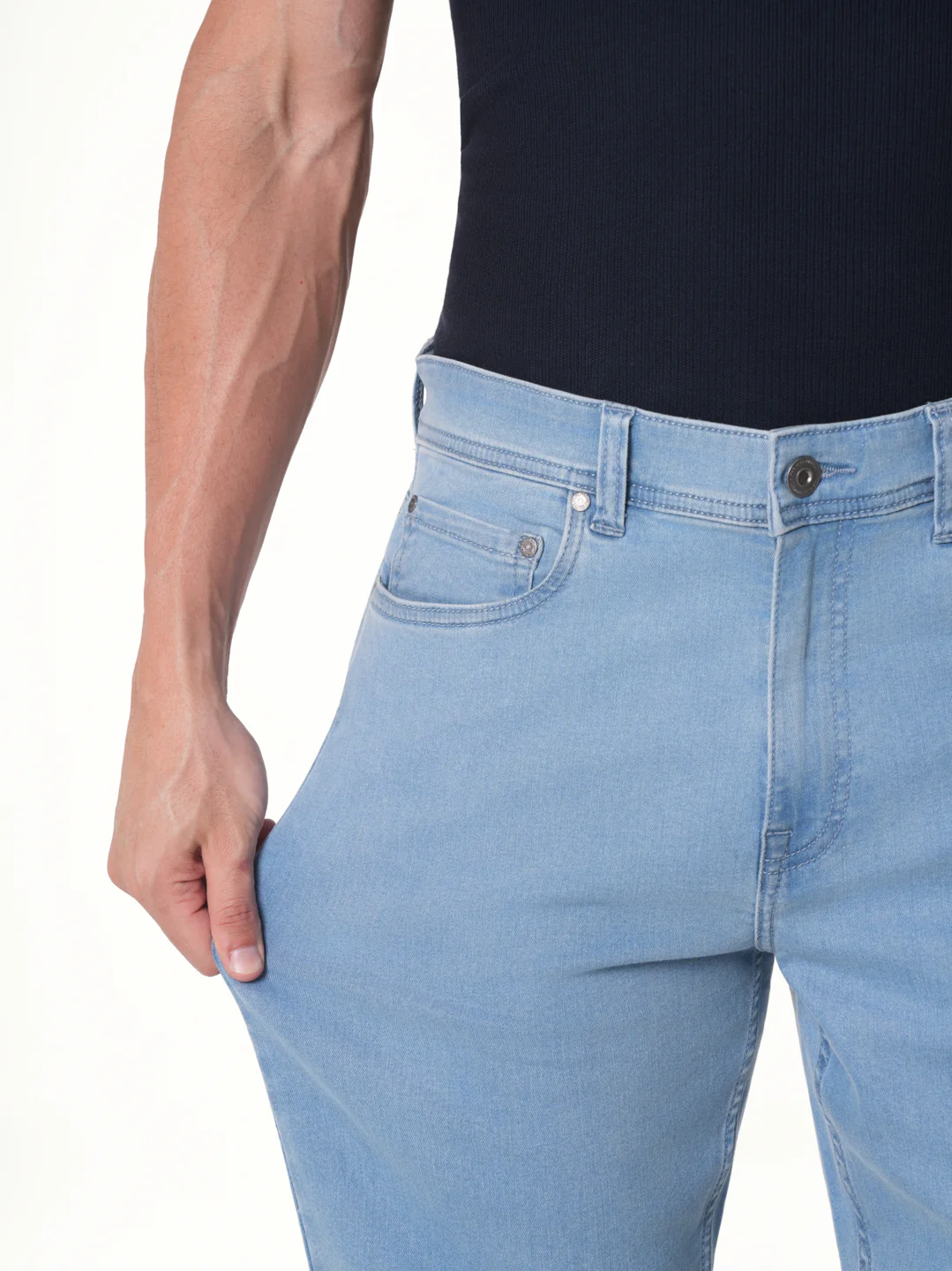 Halo Blue Relaxed Fit Jeans - Image 5