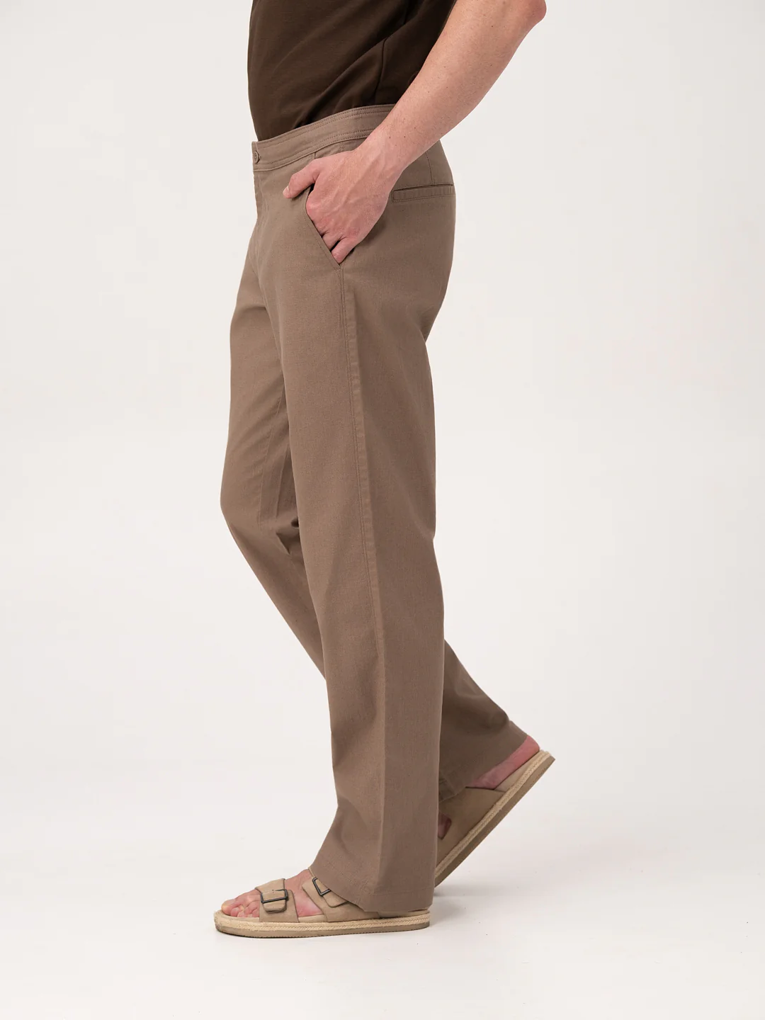 Havana Brown Relaxed Fit Lounge Pants - Image 10