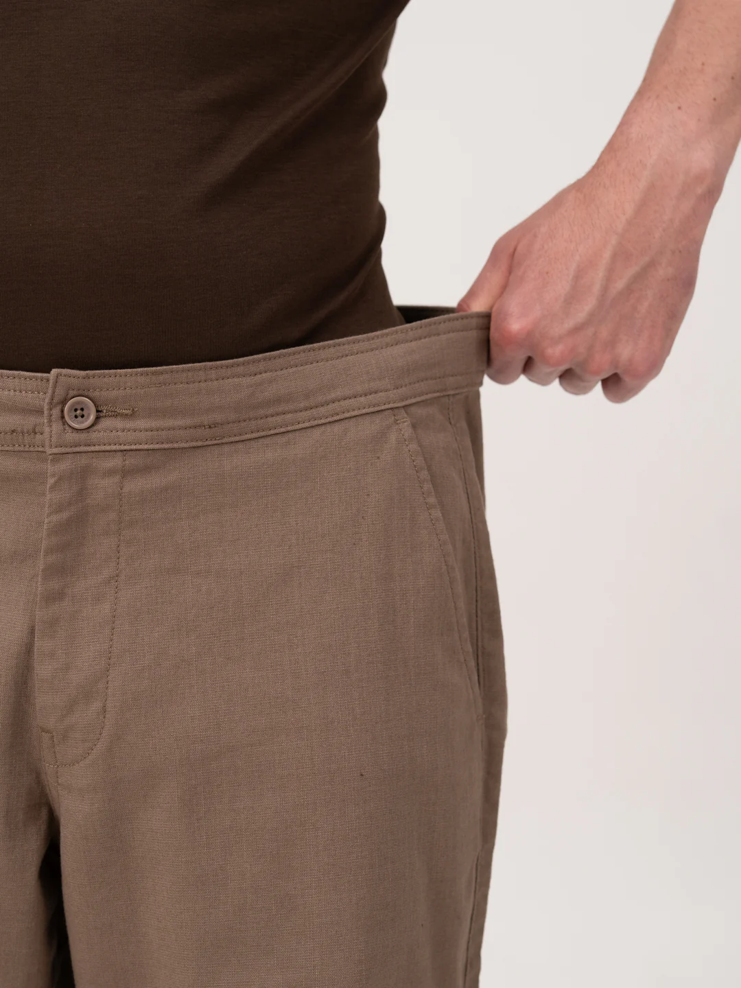 Havana Brown Relaxed Fit Lounge Pants - Image 4