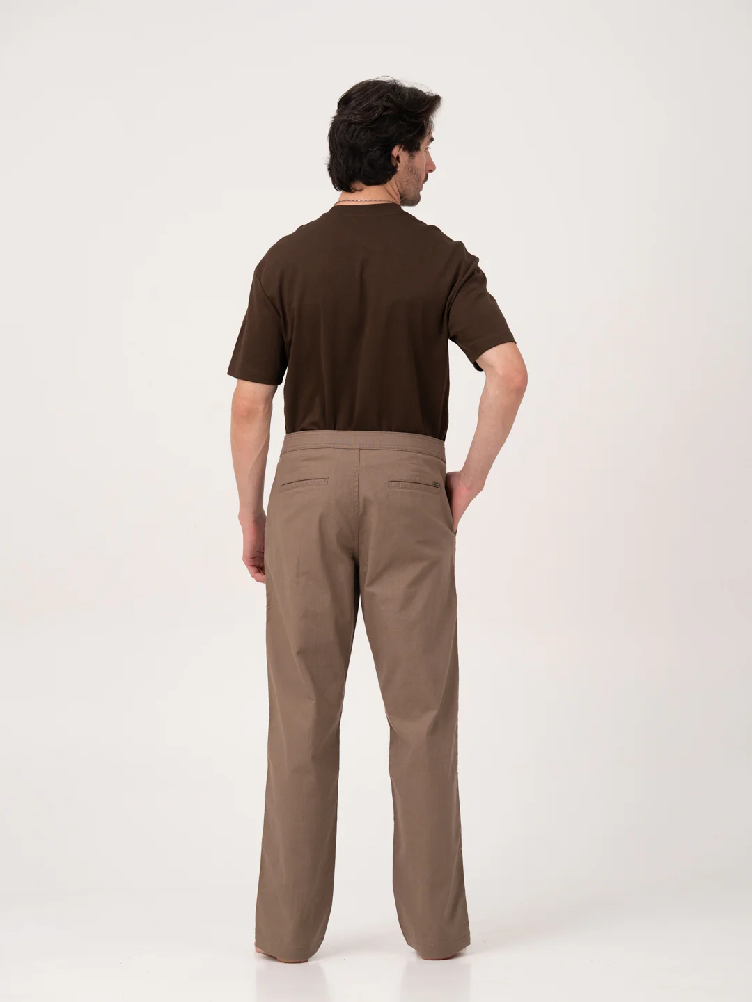 Havana Brown Relaxed Fit Lounge Pants - Image 8
