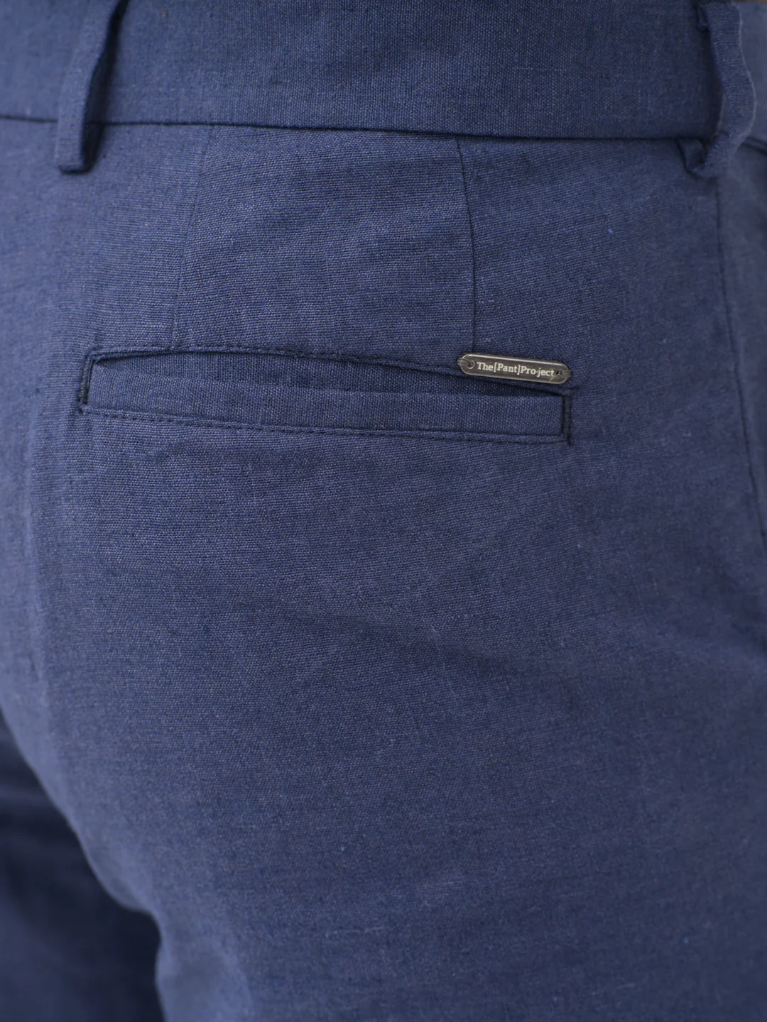 Havenloop Navy Linen Sorona Pants - Image 8