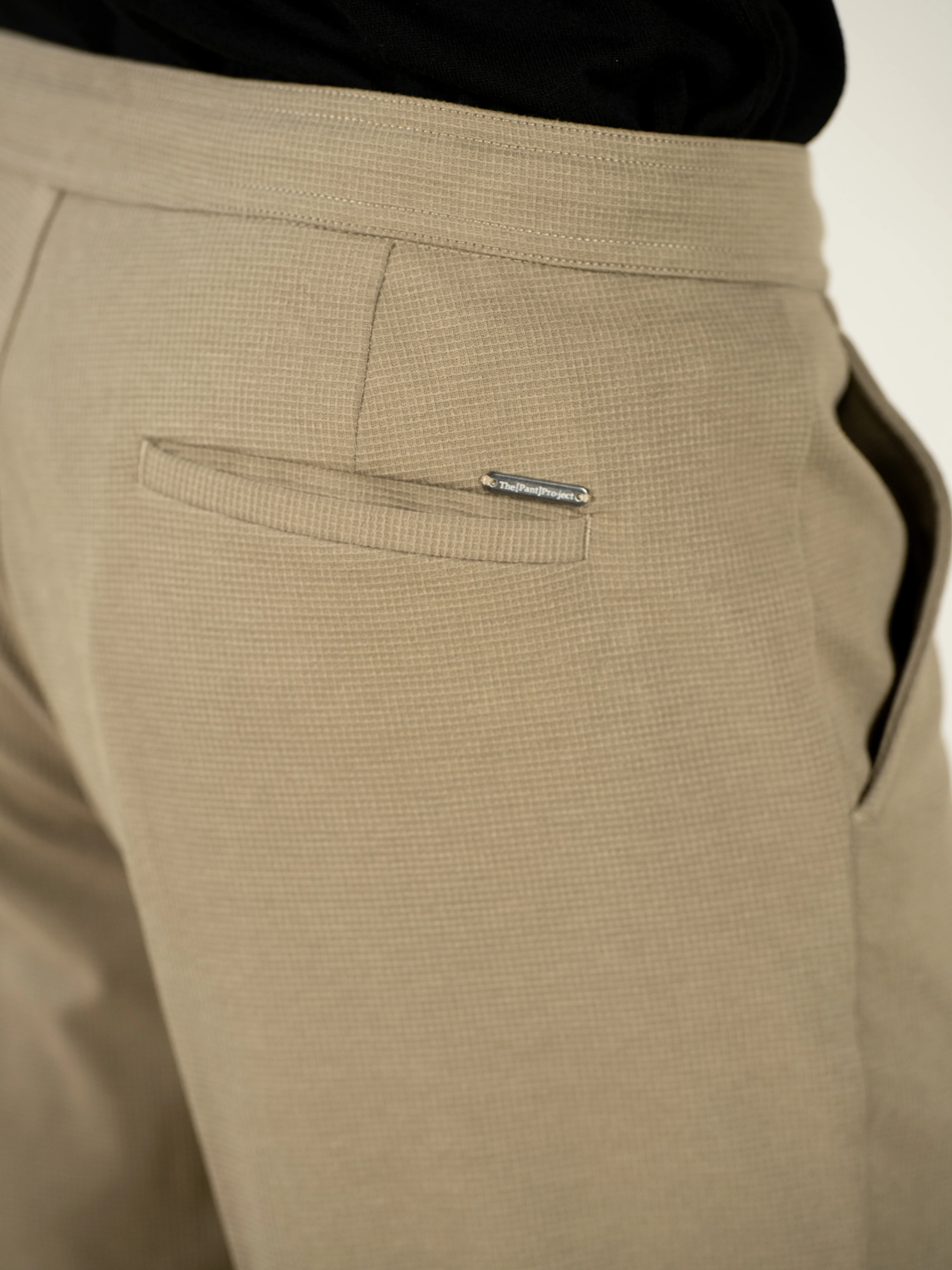 Hawk Khaki Relaxed Fit Power Stretch Korean Pintuck Pants - Image 7