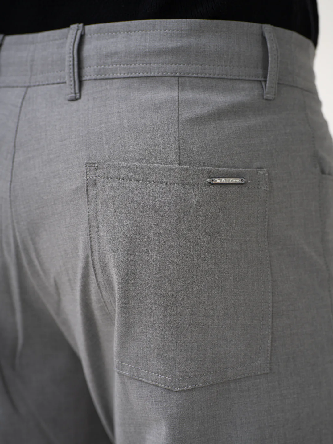 Haze Grey Relaxed Fit Korean Pintuck Pants - Image 7
