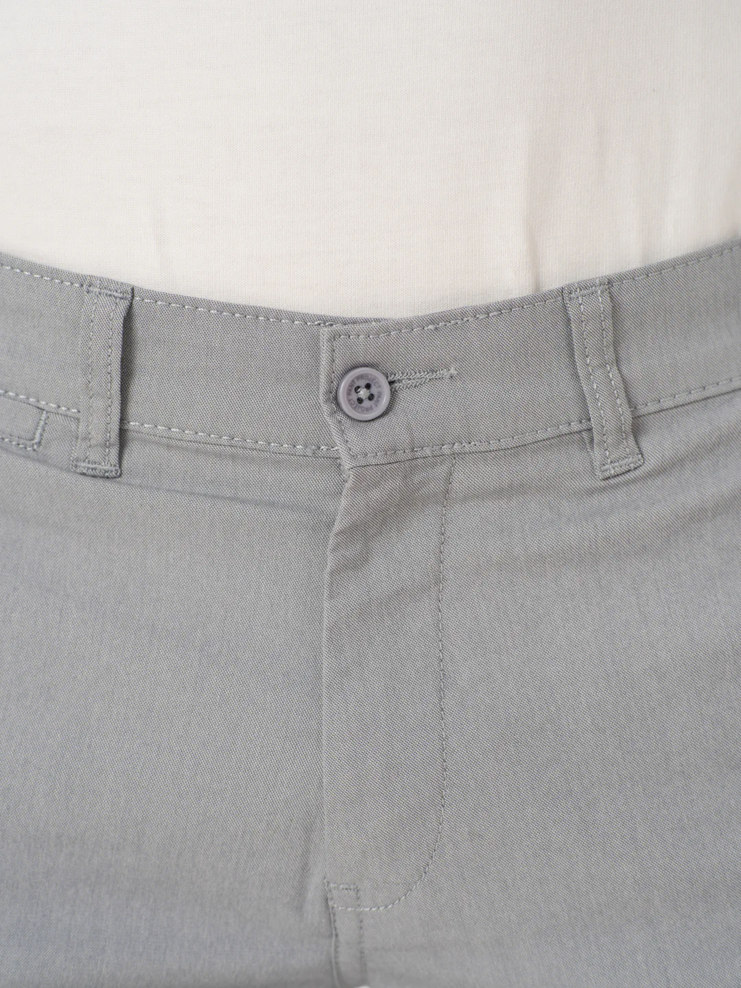 Heather Grey Chino Shorts - Image 7