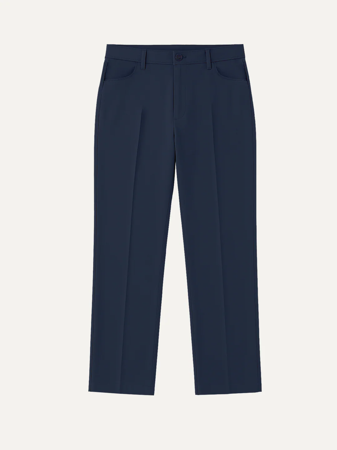 Heaven Navy Relaxed Fit Korean Pintuck Pants - Image 9