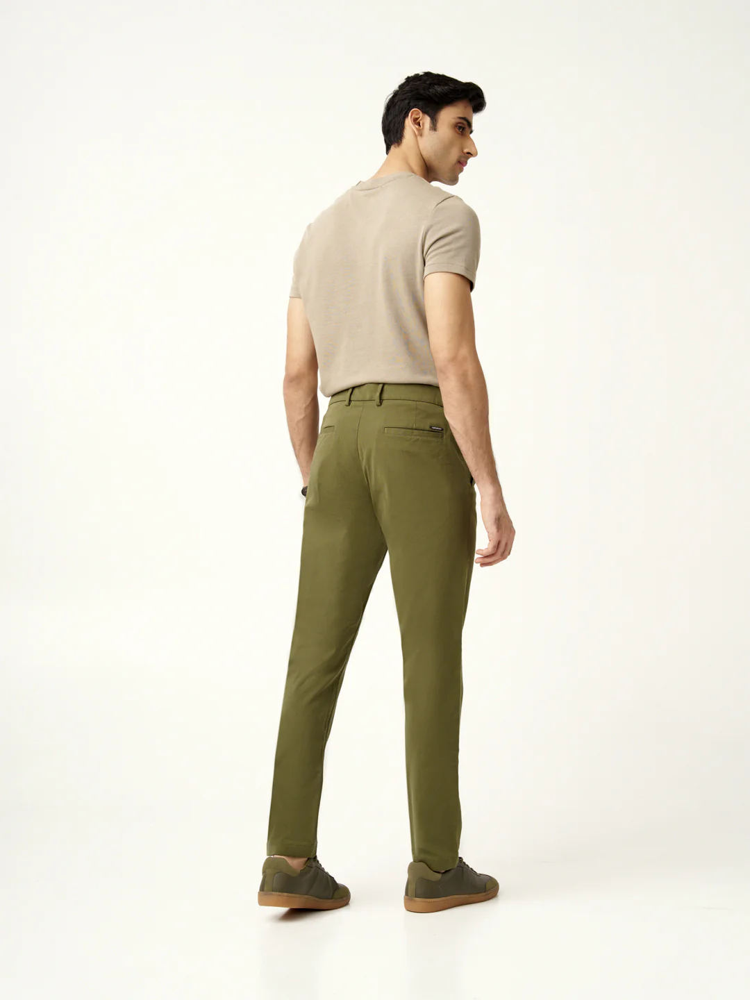 Herb Olive Stretch Chinos - Image 6