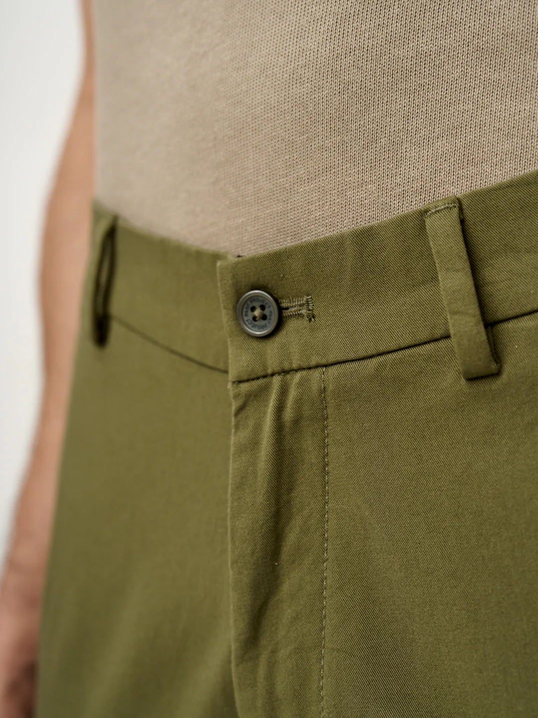 Herb Olive Stretch Chinos - Image 8