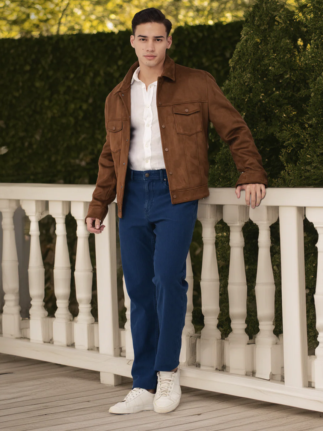 Horizon Blue Pro-Stretch Relaxed Fit Jeans - Image 4