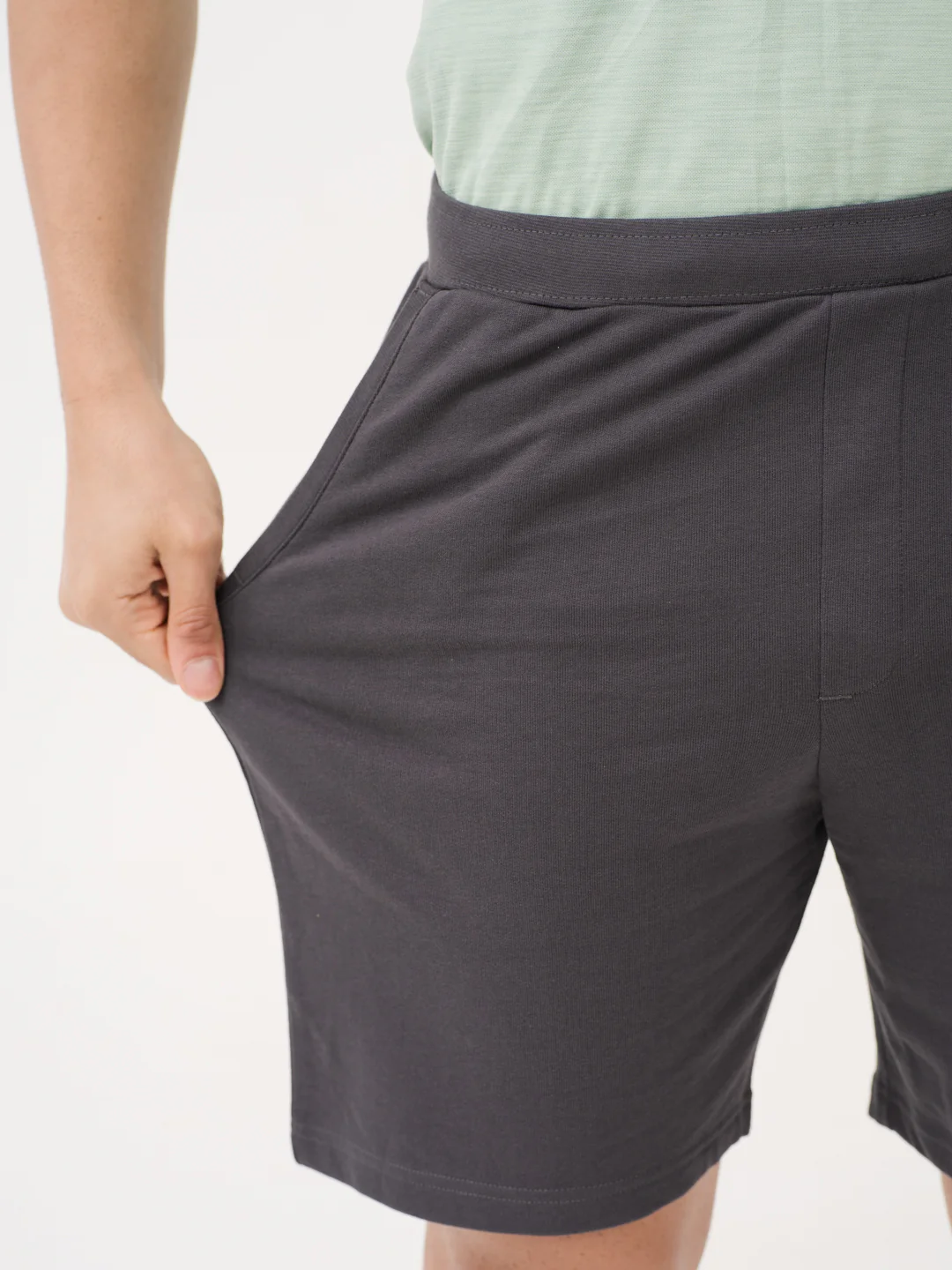 Hurricane Grey Relaxed Fit Sweatshorts - Image 3