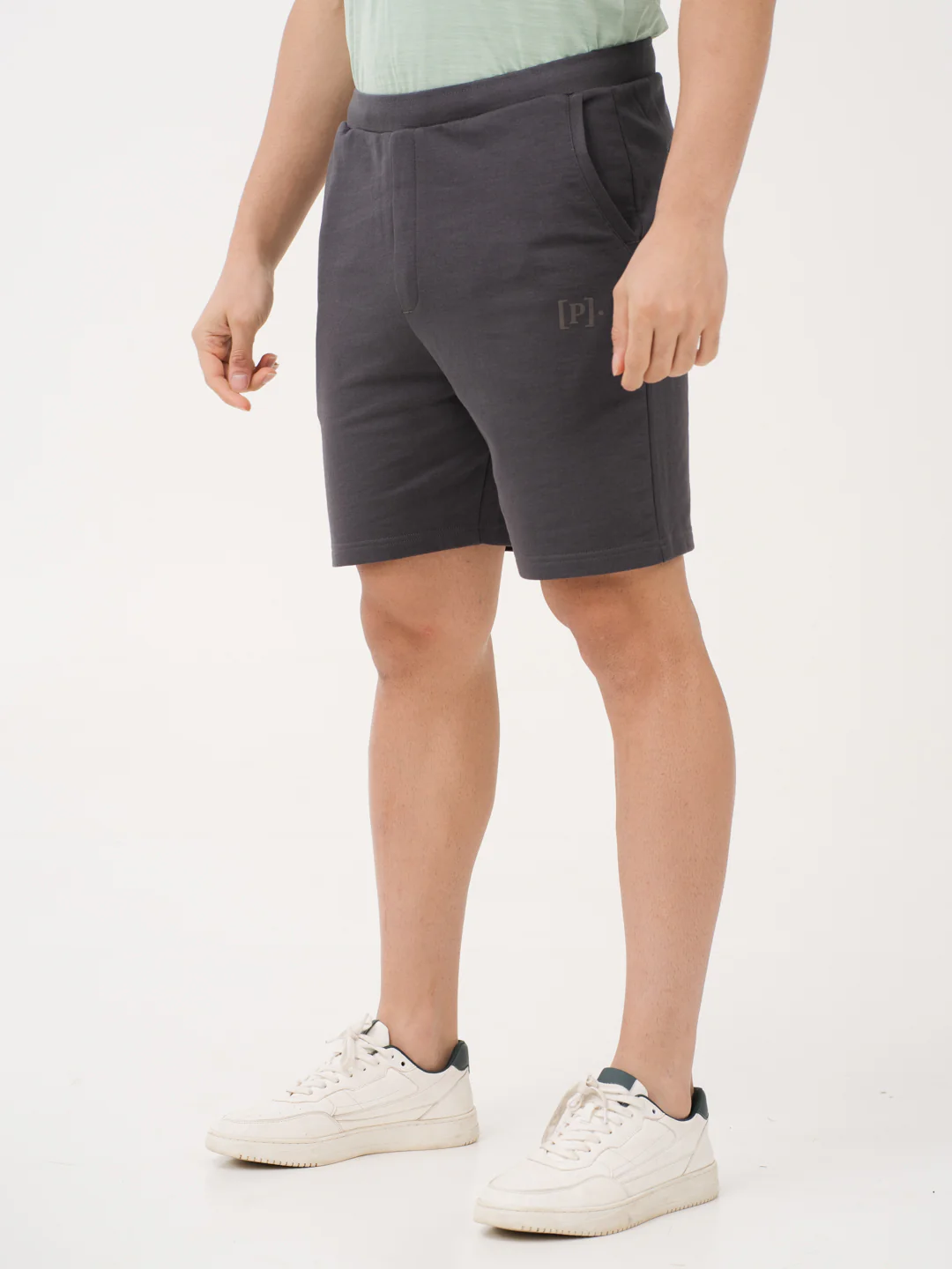 Hurricane Grey Relaxed Fit Sweatshorts - Image 7