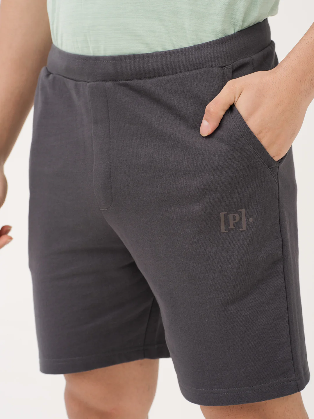 Hurricane Grey Relaxed Fit Sweatshorts - Image 8