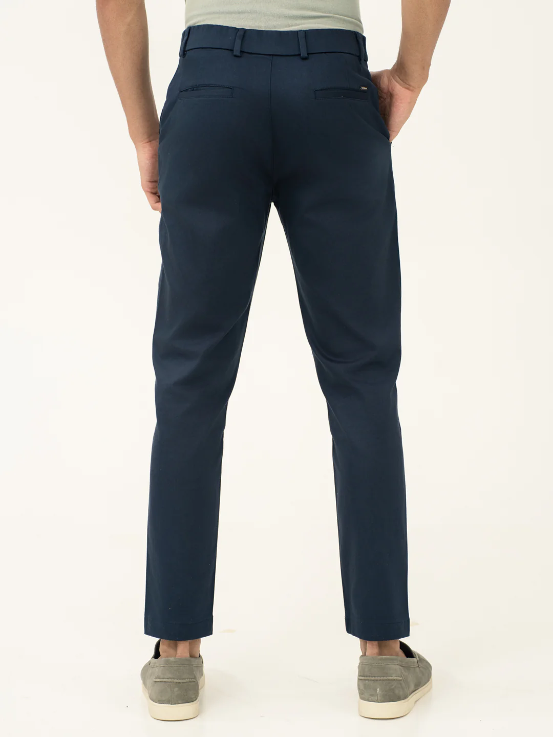 Hydrohalt Navy Slim Fit Stretch Chinos - Image 7