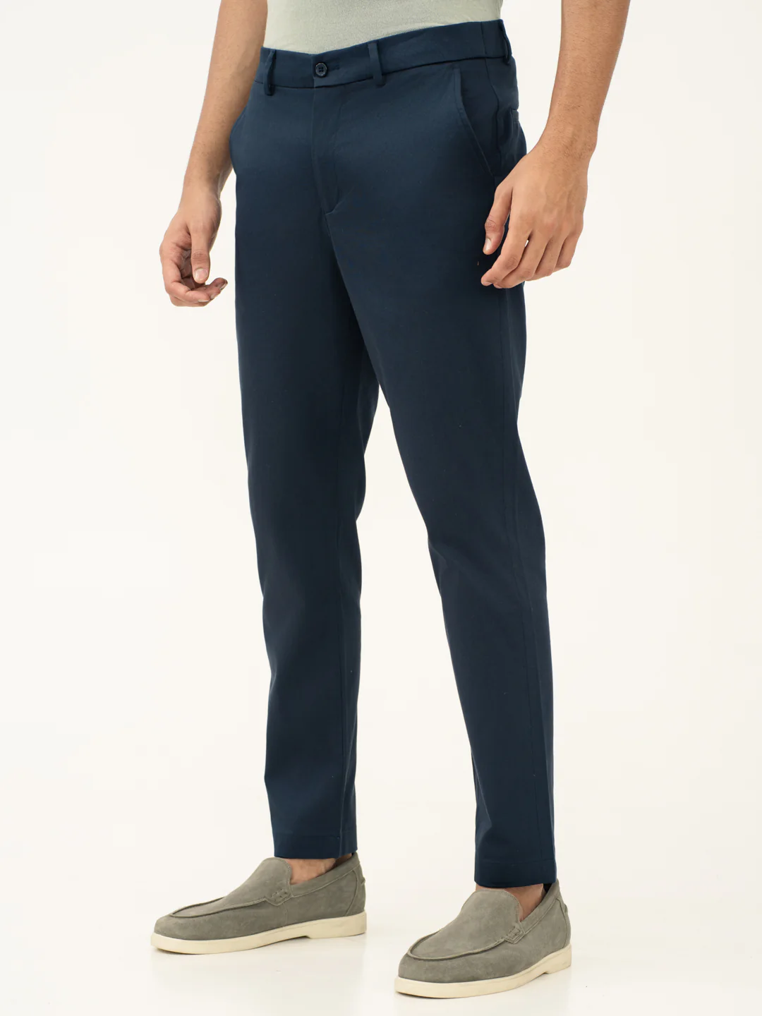 Hydrohalt Navy Slim Fit Stretch Chinos - Image 9