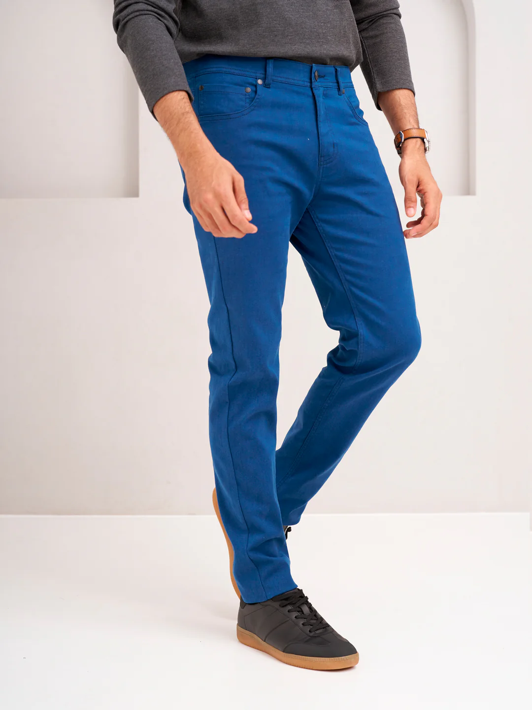 Imperial Blue Slim Fit Jeanos - Image 8