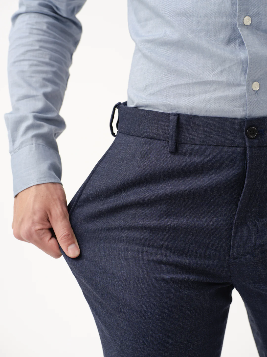 Imperial Navy Merino Wool Pants - Image 3