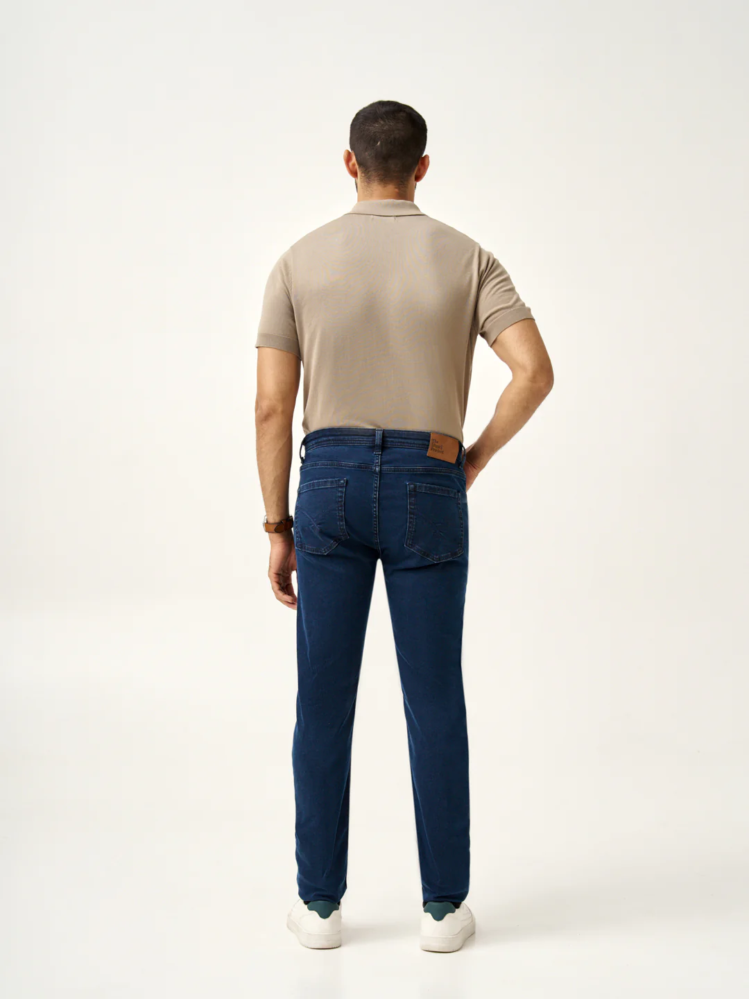 Indigo Blue Power-Stretch Slim Fit Jeans - Image 12
