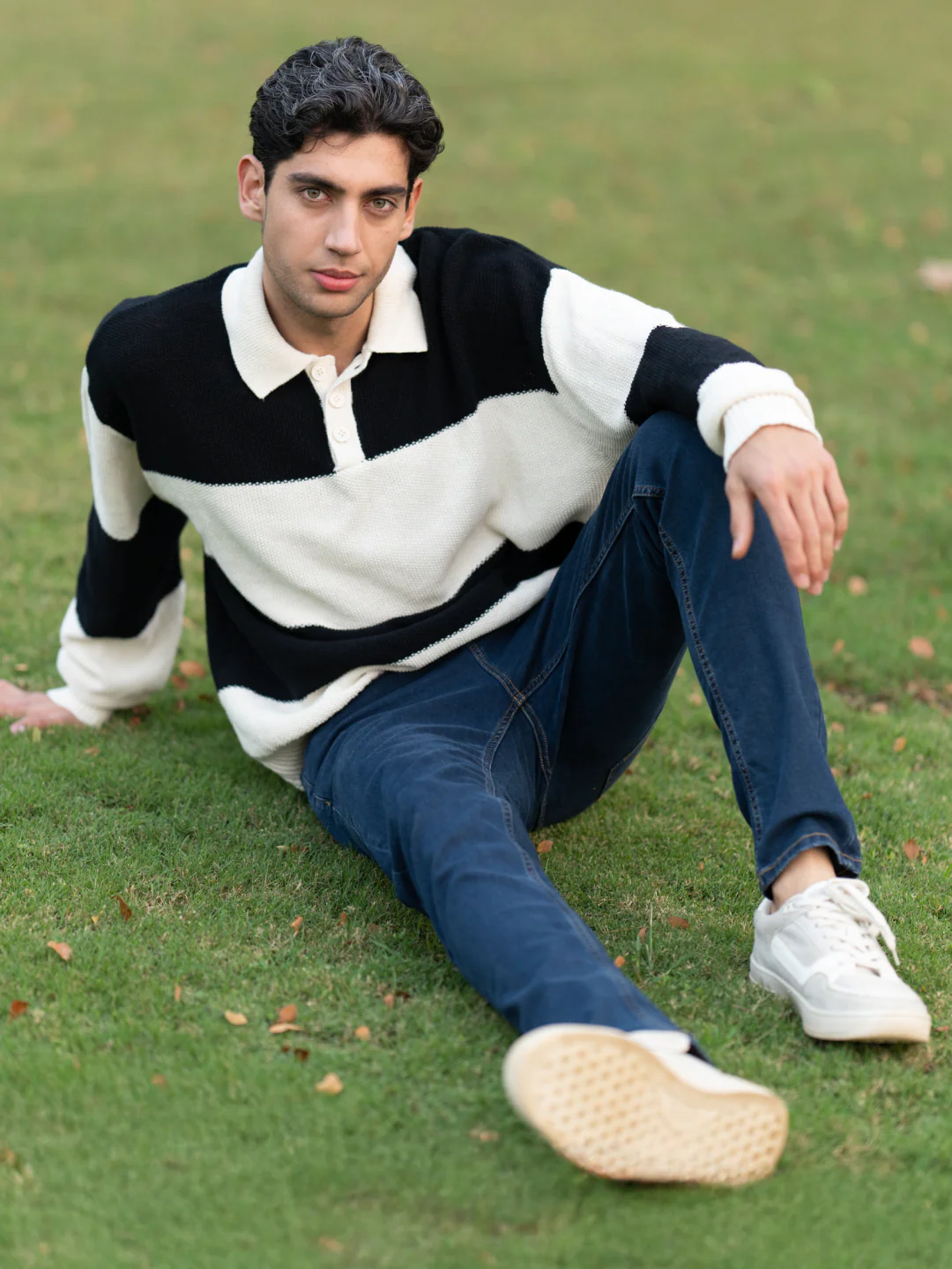 Indigo Blue Power-Stretch Slim Fit Jeans - Image 4
