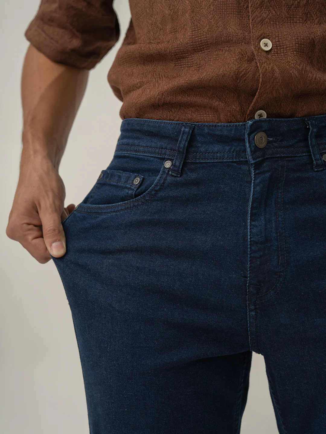 Authentic Blue Relaxed Fit Jeans - Image 4
