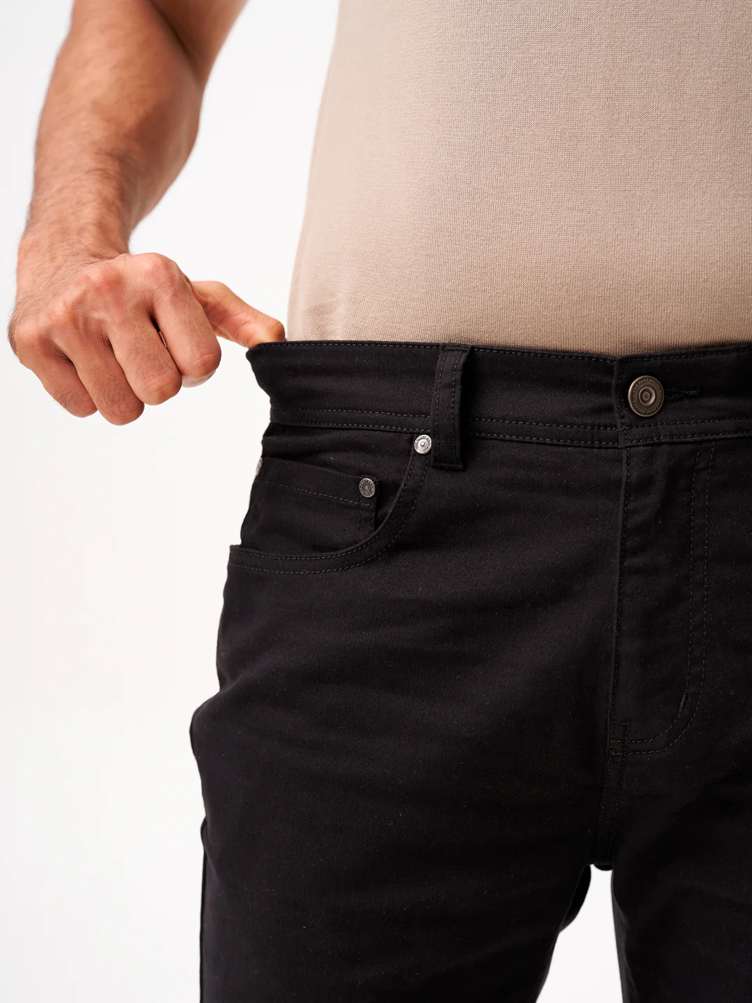 Infinite Black Slim Fit Jeanos - Image 3