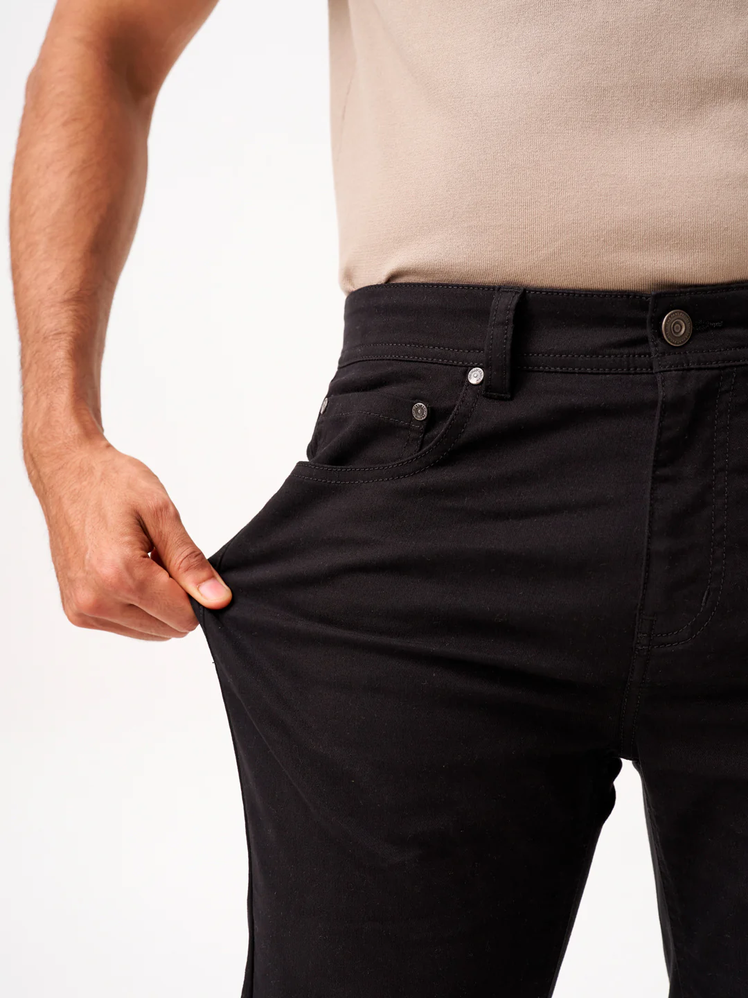 Infinite Black Slim Fit Jeanos - Image 4