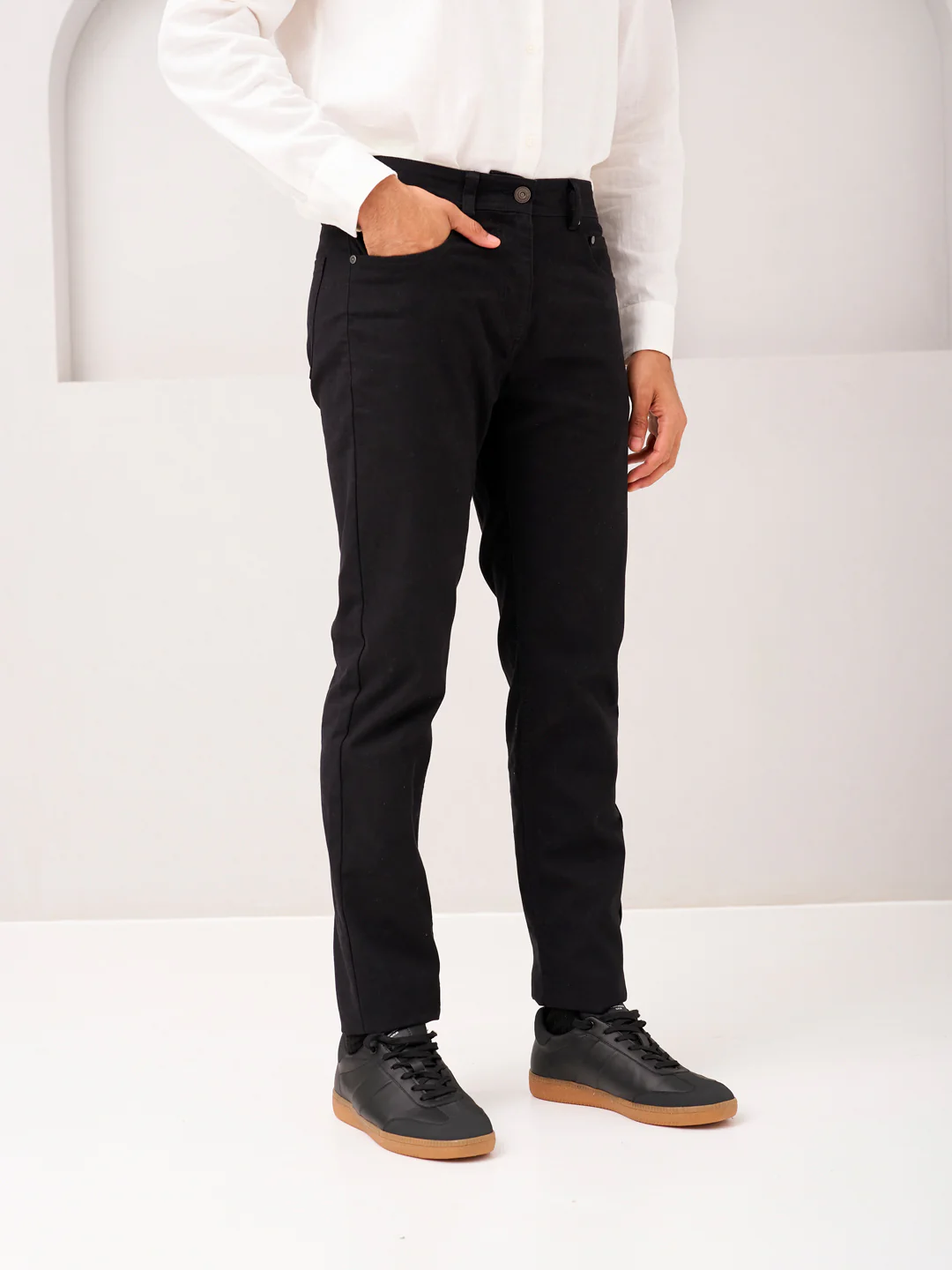 Infinite Black Slim Fit Jeanos - Image 5