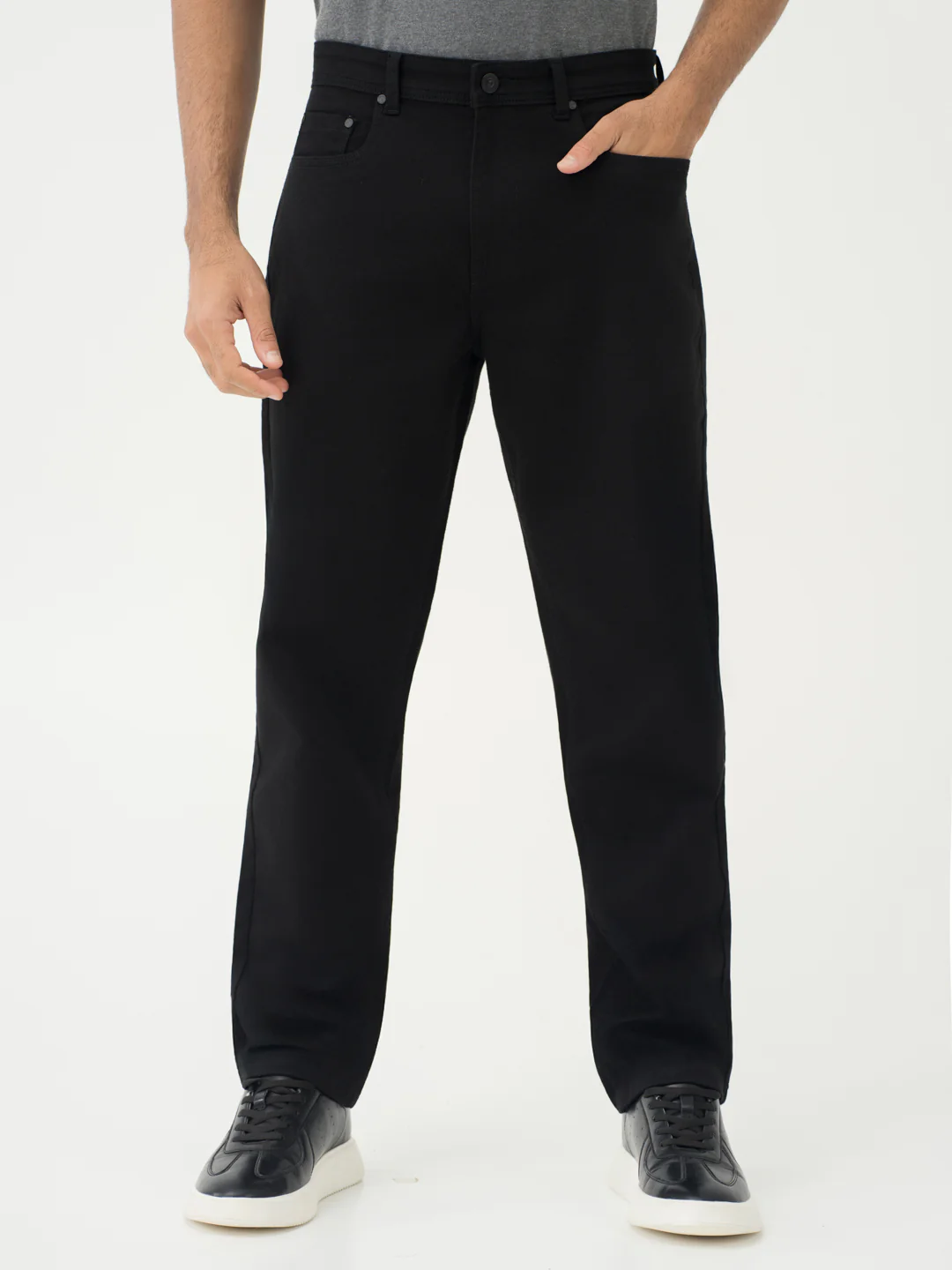 Inklock Black No Fade Jeans - Relaxed Fit - Image 3