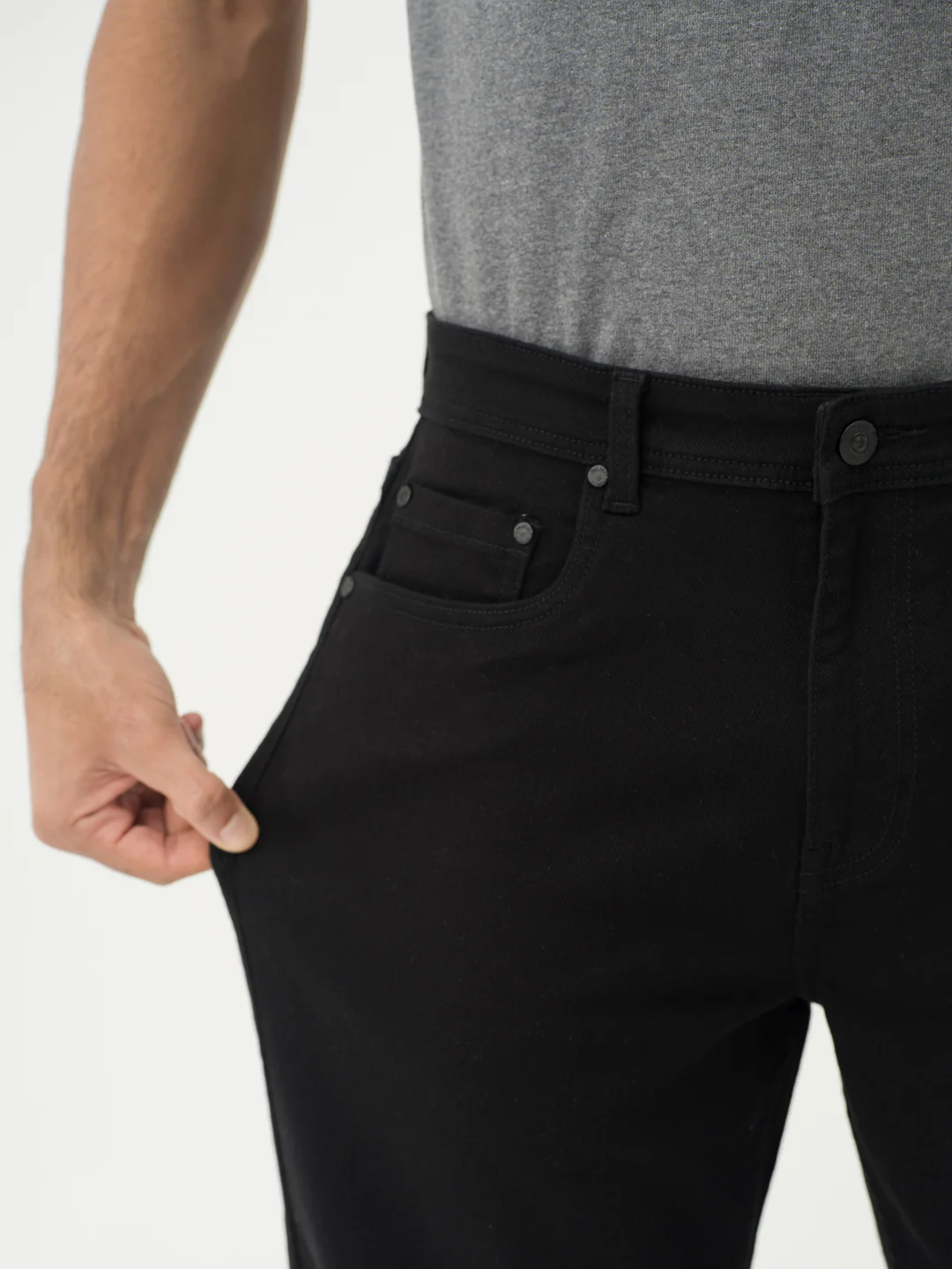 Inklock Black No Fade Jeans - Relaxed Fit - Image 5