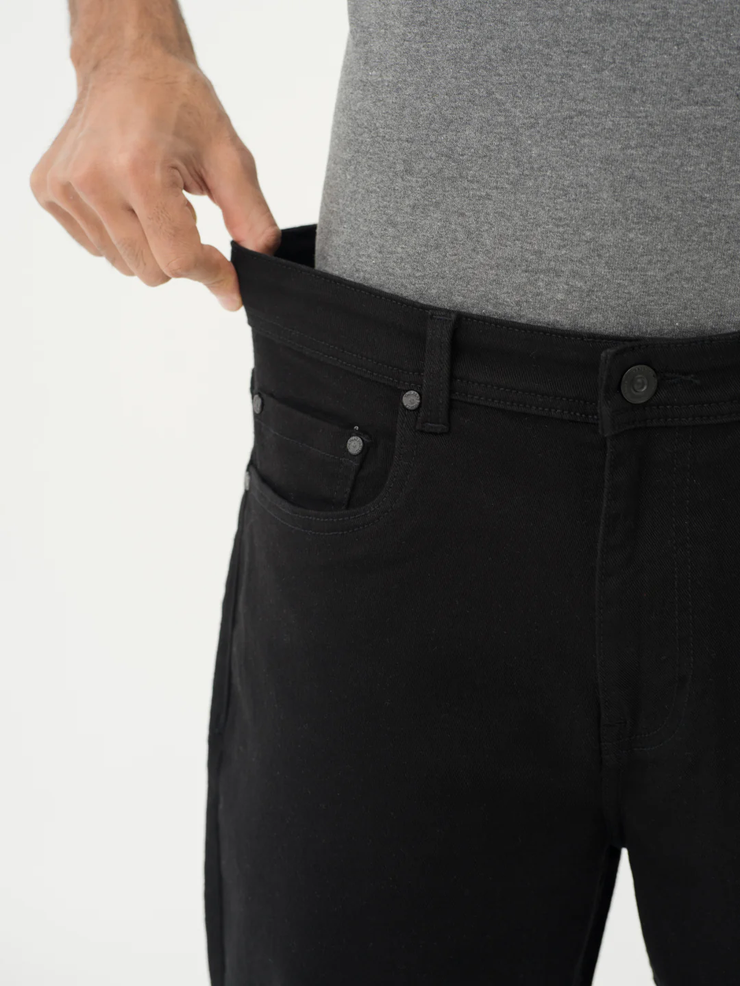 Inklock Black No Fade Jeans - Relaxed Fit - Image 8