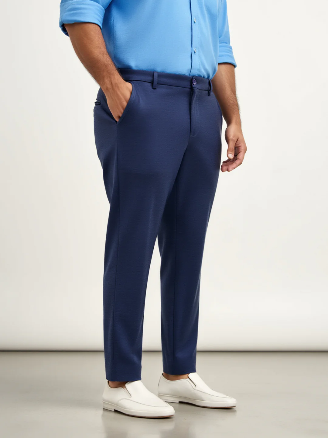 Insignia Blue Plus Size Power-Stretch Pants - Image 6