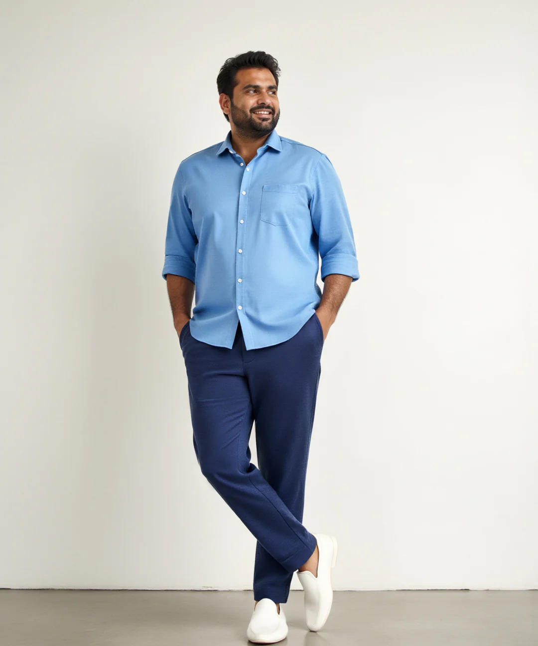 Insignia Blue Plus Size Power-Stretch Pants - Image 7
