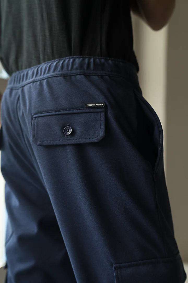 Insignia Blue Power-Stretch Cargo Pants - Image 5