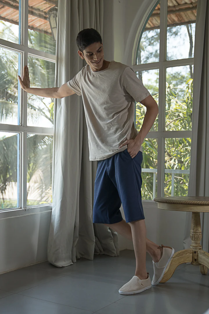 Insignia Blue Power-Stretch Chino Shorts - Image 2