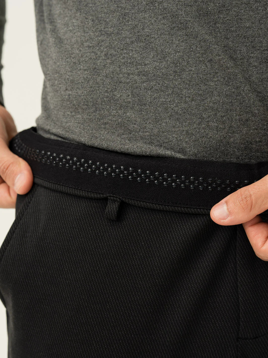 Iron Black Twill Structured Power-Stretch Pants - Image 4