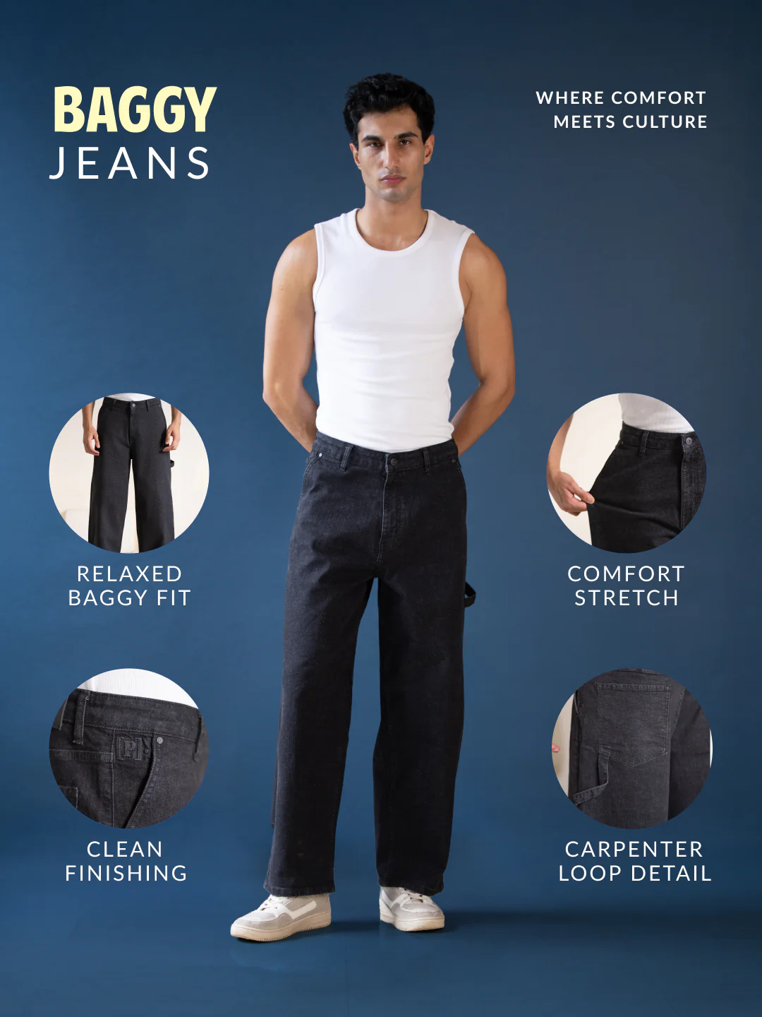 Ironclad Black Baggy Fit Jeans - Image 2
