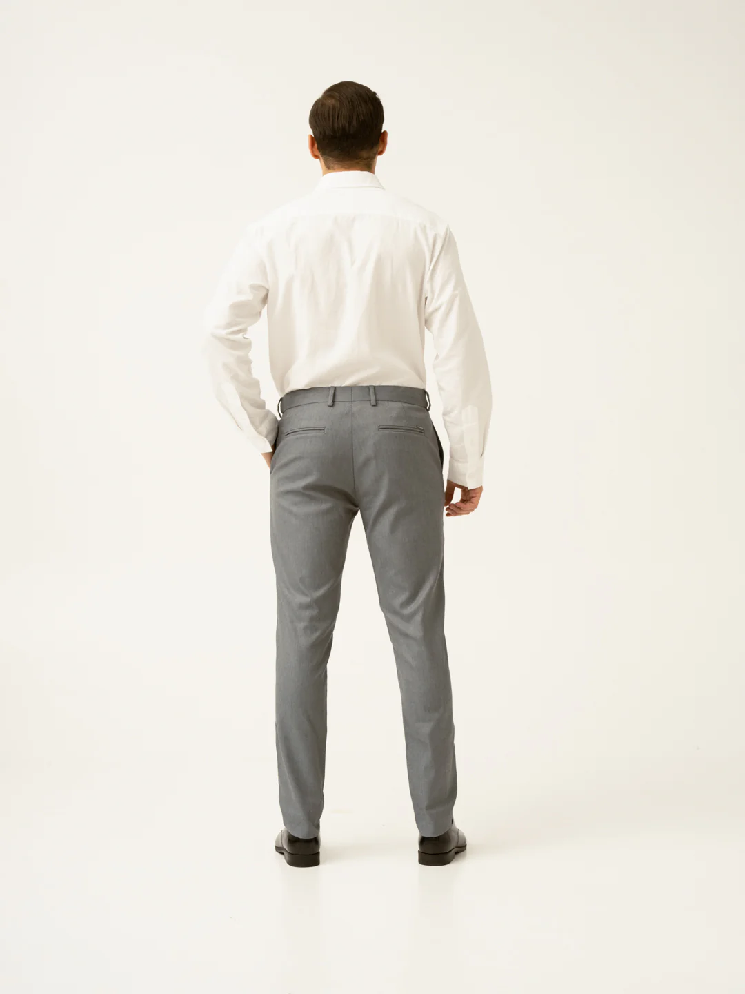 Jazz Grey Microdots Formal Pants - Image 5