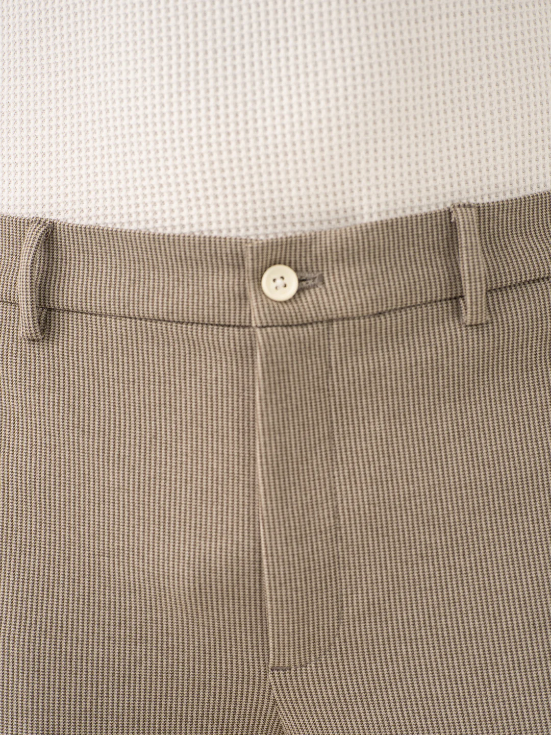 Jupiter Brown Houndstooth Power-Stretch Pants - Image 11