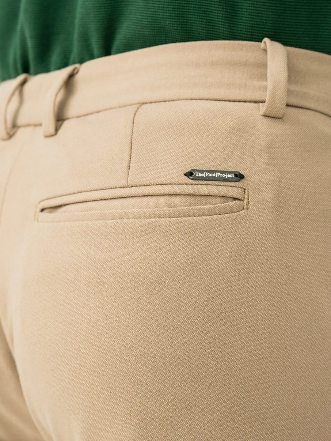 Light Khaki Slim Fit Power Stretch Pants - Image 7