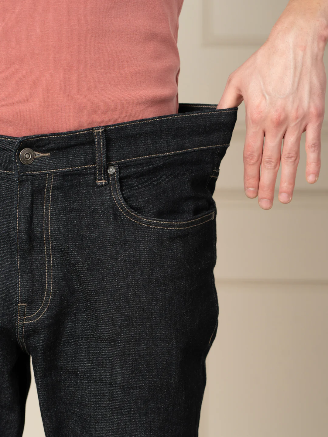 Kobe Blue Grey Luxury Relaxed Fit Jeans - Image 5