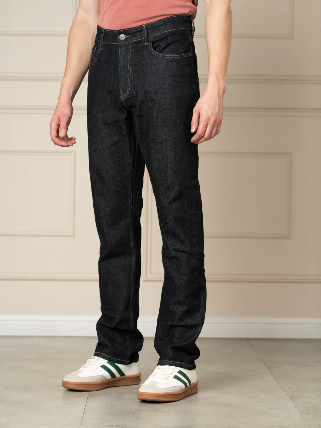 Kobe Blue Grey Luxury Relaxed Fit Jeans - Image 6