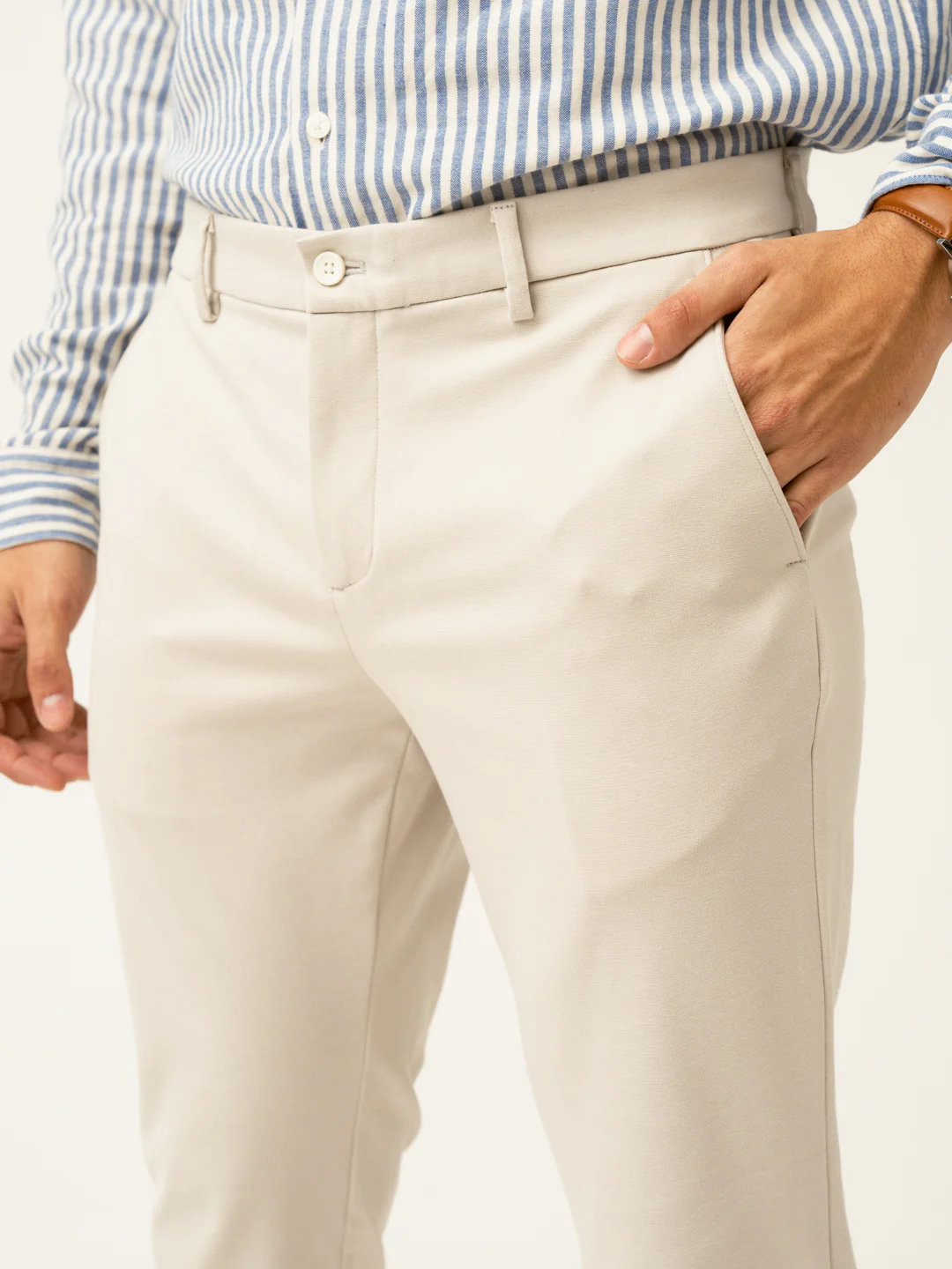 Kutch Cream Power-Stretch Pants - Image 10