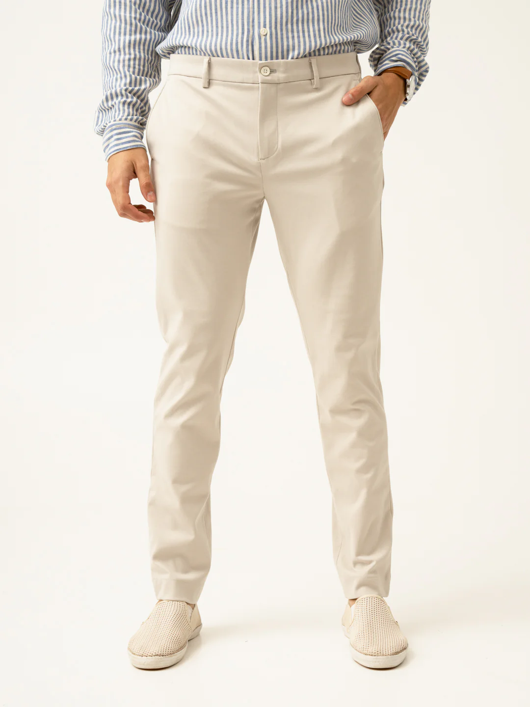 Kutch Cream Power-Stretch Pants - Image 3
