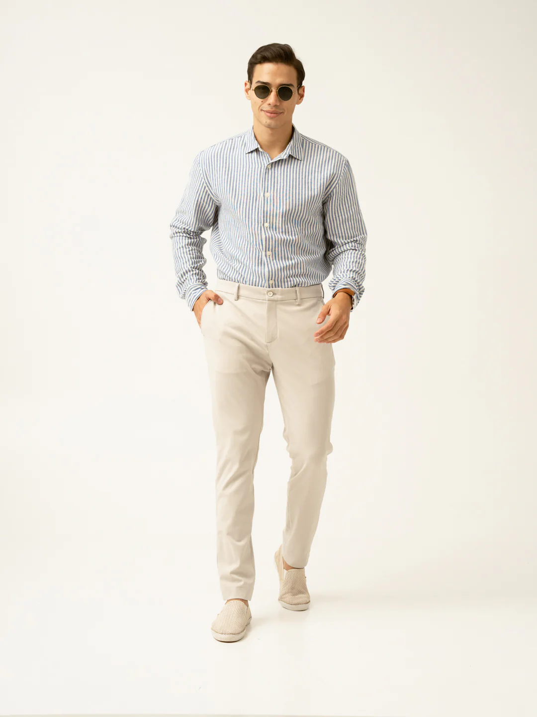 Kutch Cream Power-Stretch Pants - Image 5