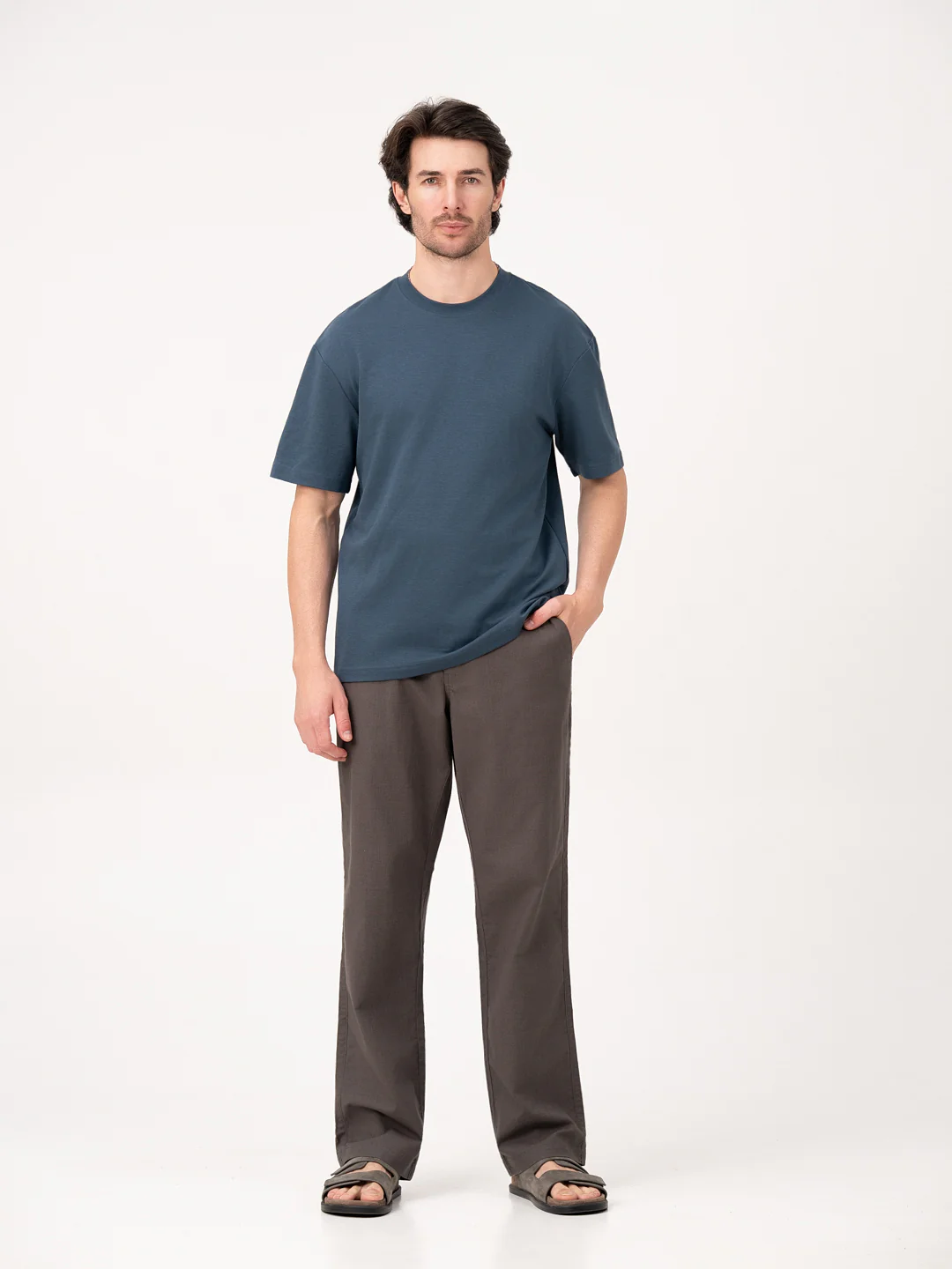 Kyoto Grey Relaxed Fit Lounge Pants - Image 2