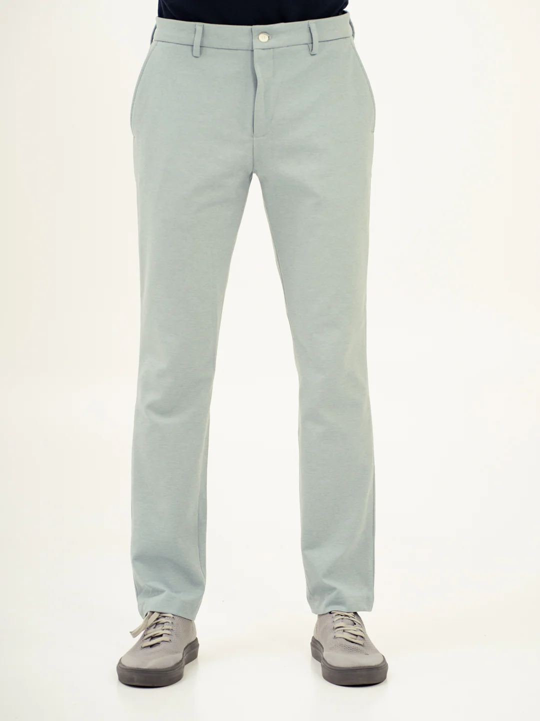 Lagoon Blue Slim Fit Power Stretch Pants - Image 3