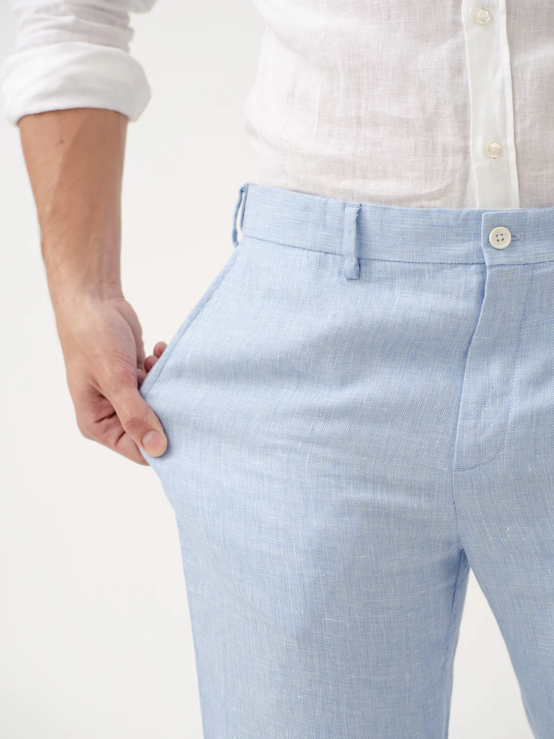 Lakshadweep 100% Linen Pants - Image 3